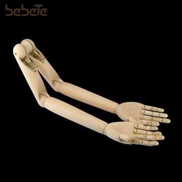 Flexible Joints Arms With Hands Wooden Male Female Arm Hot Sale