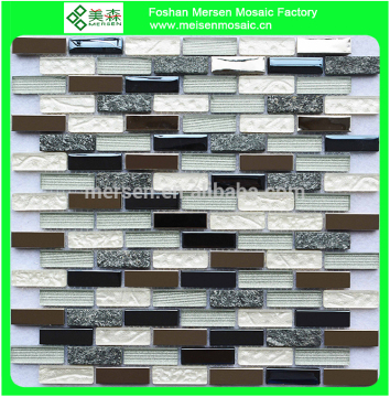 KSM02 Top Hot Sale Cheap Wall Glass Mosaic Tile Price in North America Dubai
