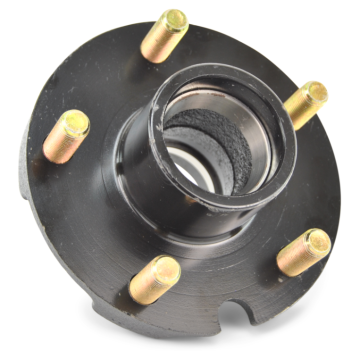 Black Painted Galvanized Coated Trailer Hub