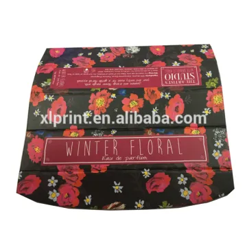 Foldable black kraft cosmetic paper box with magnetic