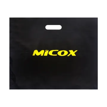 Custom Plastic Grocery Bags Die Cut Handle