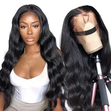 Wholesale 28 30 Inchesd Hair Brazilian Body Wave Swiss Lace Wig Vendors Raw Virgin Cuticle Aligned Wigs Human Hair Lace Front