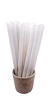 Biodegradable seashell powder straw