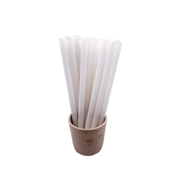 Biodegradable seashell powder straw