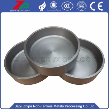 Pure niobium crucibles for vacuum industry