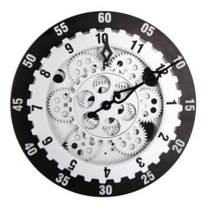 12 Inches Round Gear Wall Clock