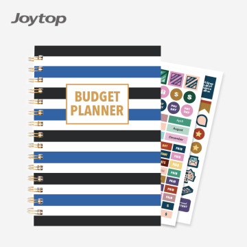 Joytop Custom Blue Stripes A5 Planner