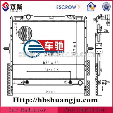 Aluminium radiator heating fins