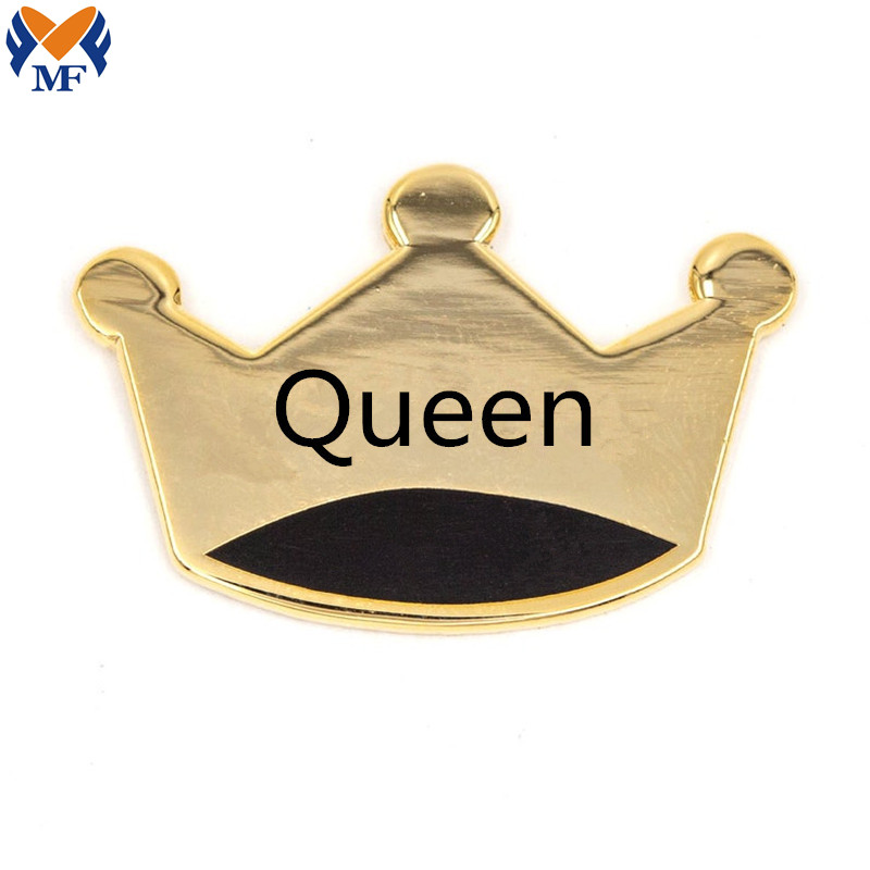 Queen Crown Pin Badge