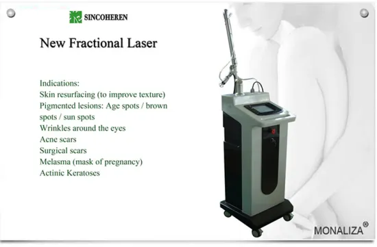CO2 fractional medical laser, skin resurfacing