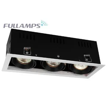 Grille light fixture/3 heads grille light without lamps