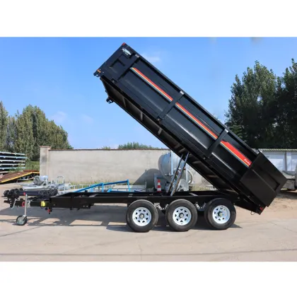 Tandem Utility Cargo Car Trailer Dump Trailer