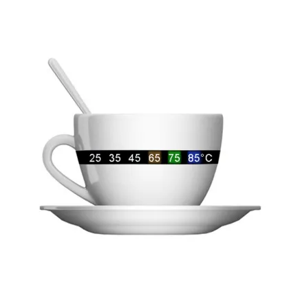 Stick The Temperature Sticker On The Cup