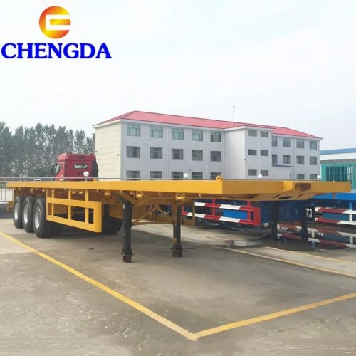 3 Axle Container Flatbed Trailer