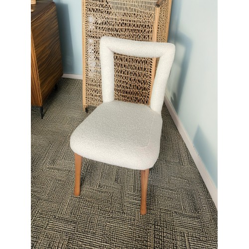 Modern Restaurant Solid Wood Furniture Dining Chairs Boucle