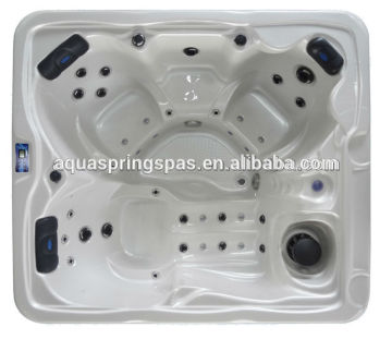 2016 new design Hot tub, outdoor spa for 4-person (New) with Bluetooth system foshan Aquaspring
