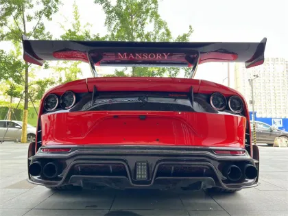 Half Carbon Fiber Body Kit for Ferrari 812 - M Style Front Bumper, Spoiler, Rear Bumper, Side Skirt