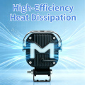21 W 4 Lens fog light for motorcycle & car 2200lm IP67