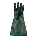 Guantes de PVC verde Guantes de bloqueo de interbloqueo 16 pulgadas