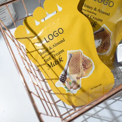 Honey Almond Exfoliating Whitening Foot Cream Mask