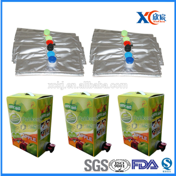 Popular style beverage silver packaging bag