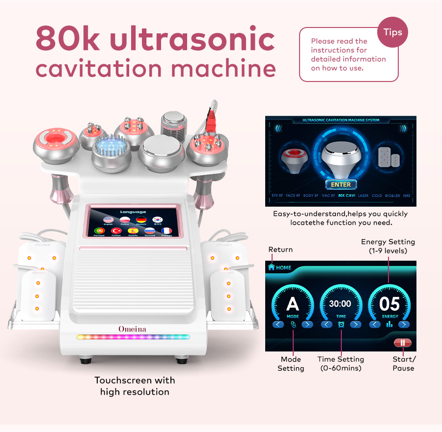 Omeina ultrasonic cavitation equipment