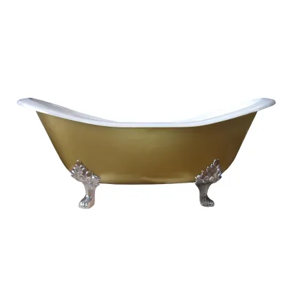 Gold Cast Iron Hot Tub: Luxury Outdoor Spa Solutions