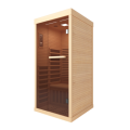 Small Household Natural Solid Wood Infrared Sauna Room