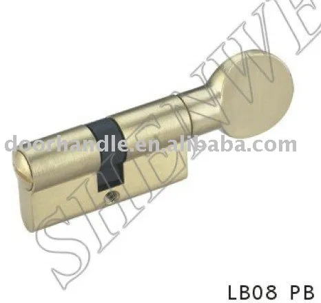 LB08 PB door cylinder, cylinder lock body, furniture hardware, door lock