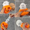 3pcs Halloween Pumpkin Squeeze Toys Ghost Stress Balls