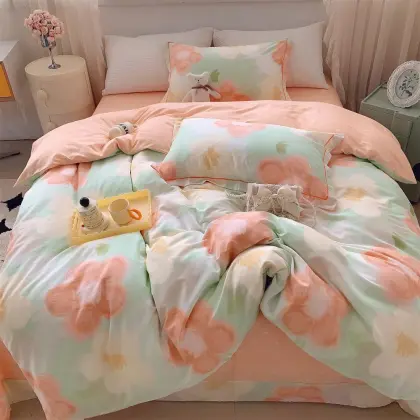 autumn fairy-tales bed sheet cover bedding pillowcase set