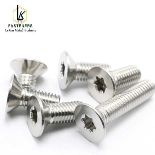 Шруба з патайнай галоўкай з шасціграннай формай з нержавеючай сталі