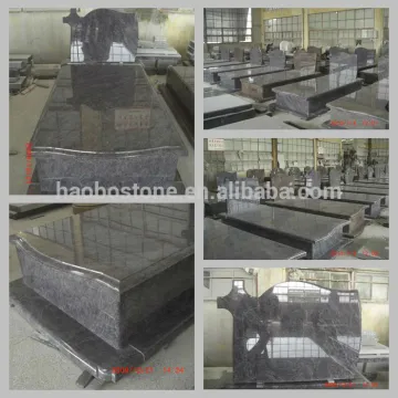 Granite poland european style gravestones