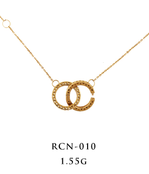 Interlocking Necklace 18K Yellow Gold