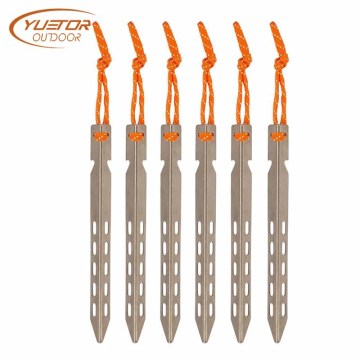 V-shaped Titanium Tent Nail Pegs For Sand