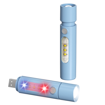 Flexible LED Torch Light: Rechargeable Mini Flashlight with Emergency Mode