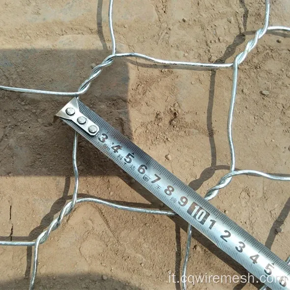 10*12 cm Dimensione del foro Gabion reti di gabion