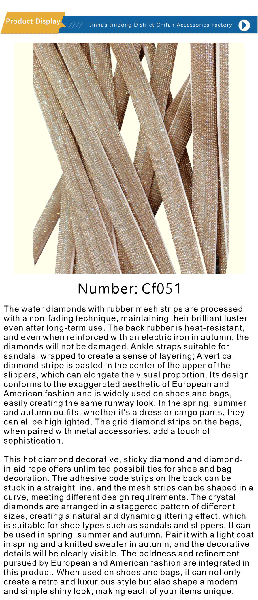 Shoe accessories-xiangqing1-CF051