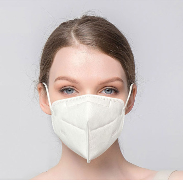 Máscara protetora descartável para proteção contra poeira dobrável N95