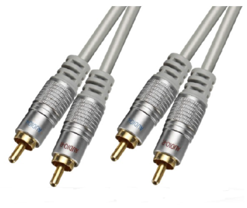 2RCA male to 2RCA male High Quality RCA Cable mini hdmi to rca cable