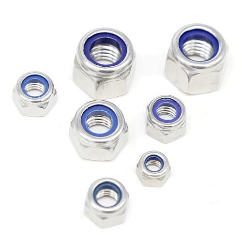 Porcas de inserção de nylon anti-soltas de aço inoxidável