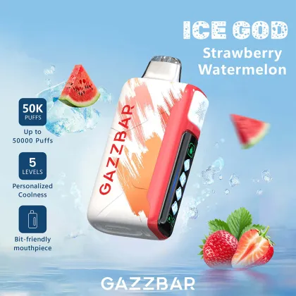 Gazzbar ice god 50k puffs