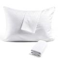 Custom Hotel Long-staple Cotton Whipt White Pillow Case