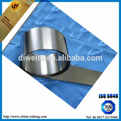 W1 tungsten foil 99.95% tungsten thinn sheet