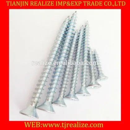 yellow zinc double csk head philips pozi chipboard screws