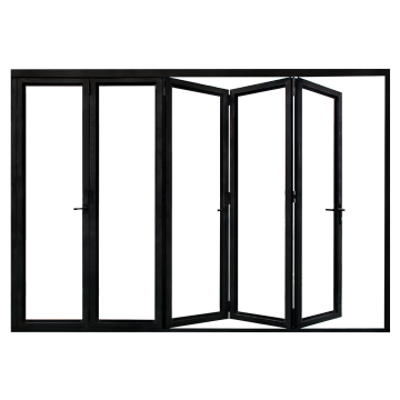 Folding Glass Door with Aluminum Frame - Bifold Door Hardware