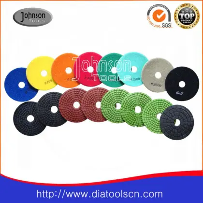 100mm diamond wet polishing pad: polishing pad