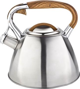 Teiera con manico fisso in legno