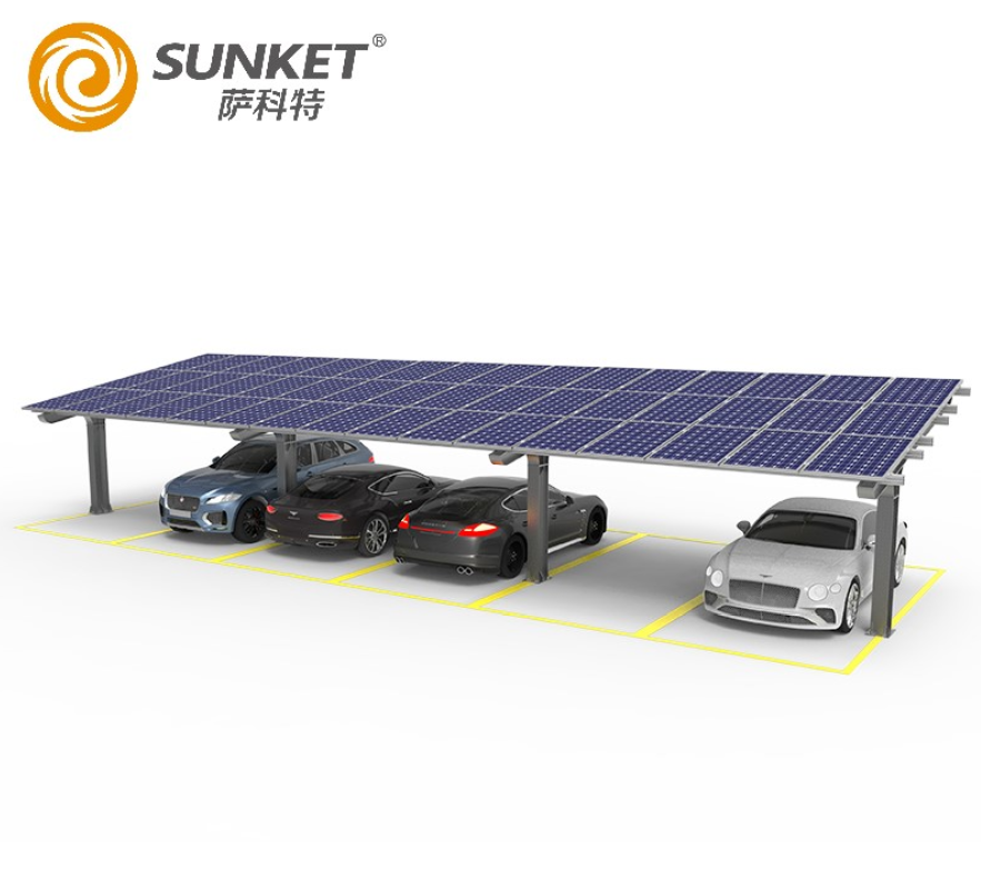 Carport solar en voladizo completo T Conperated