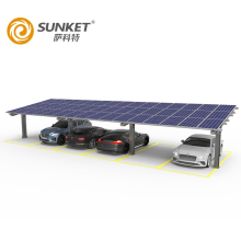 Solar -Carport voll Cantilever T verjüngt